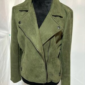 Vince Camuto MicroSuede Moto Jacket
